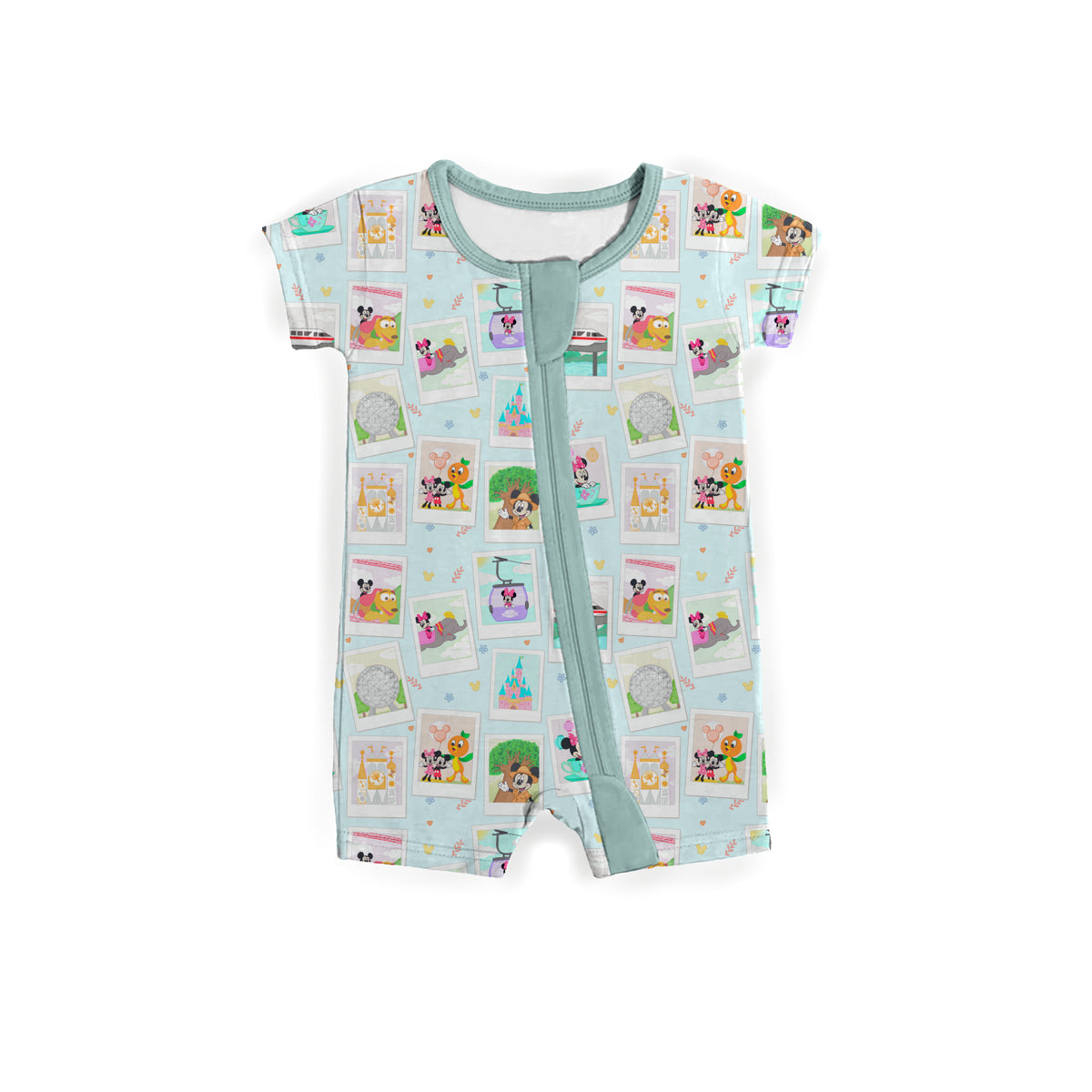 A Picture Perfect Day Zipper Shortie **PreOrder**