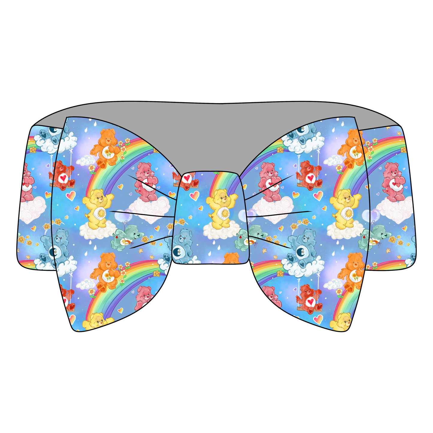 Rainbow Friends Bamboo Bow Headband *RTS*