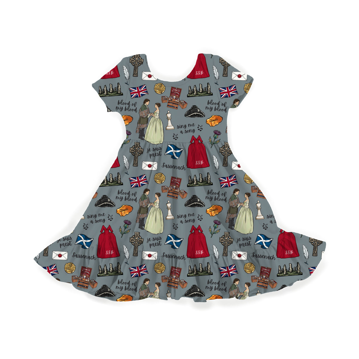 Through The Stones Youth Twirl Dress **PreOrder**