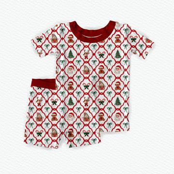 Holly Jolly Christmas Youth Short Set **PreOrder**