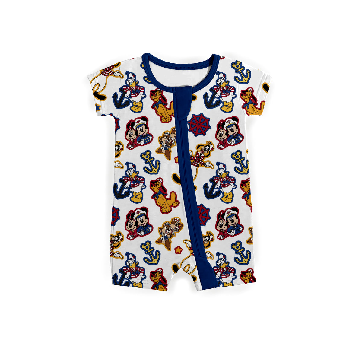 Nautical Nonsense Zipper Shortie **PreOrder**