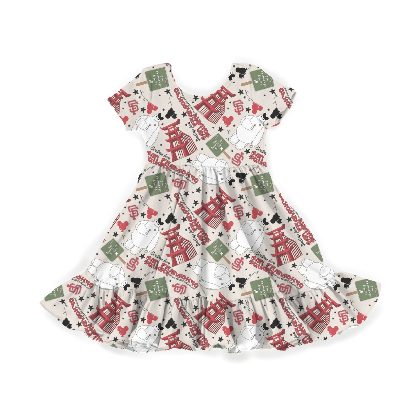 Adventure in Fransokyo Youth Twirl Dress *RTS*