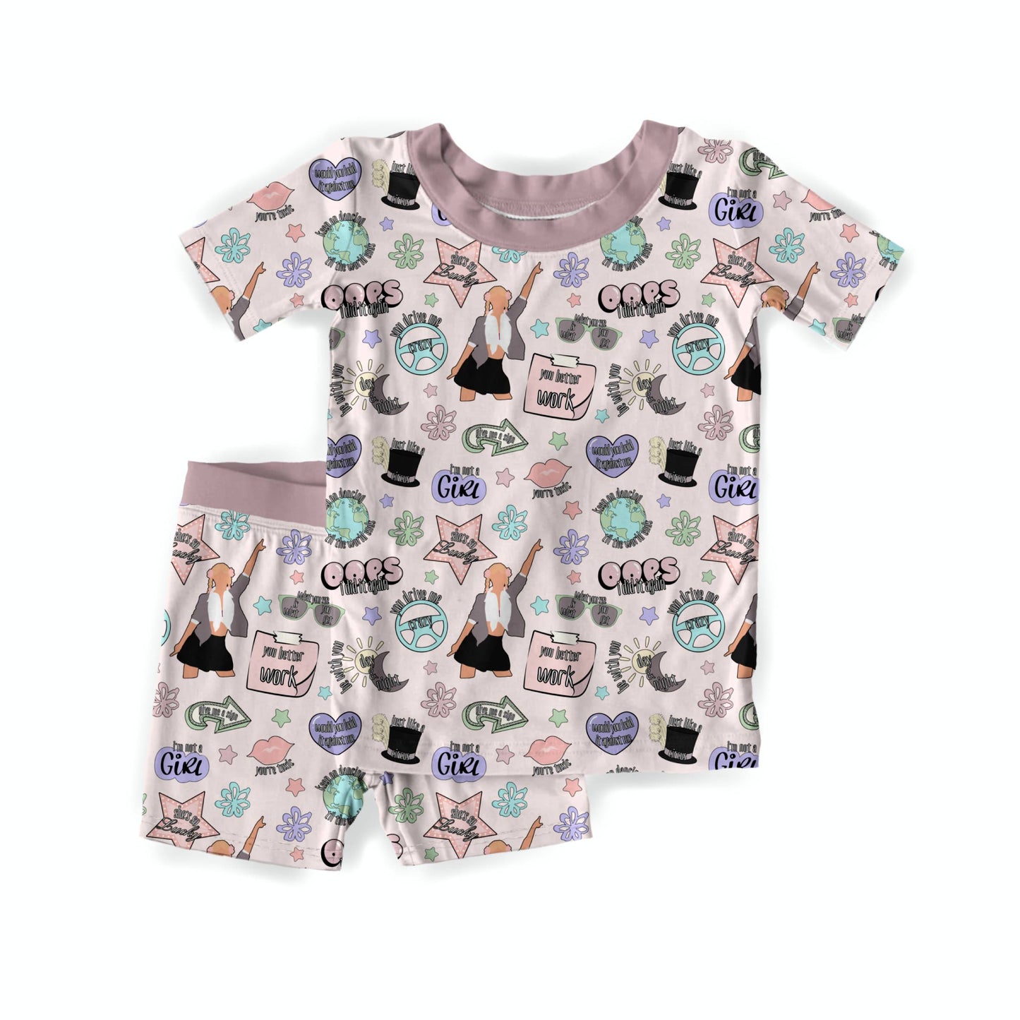 Give Me A Sign Youth Short Set *RTS*