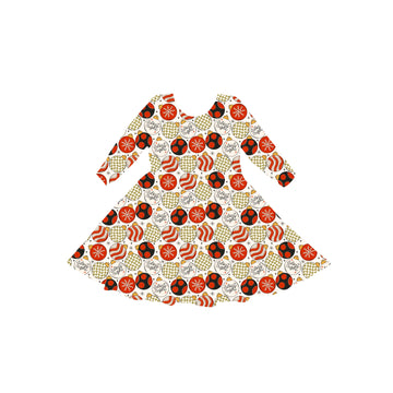 Ornament Dreams Youth Twirl Dress **PreOrder**