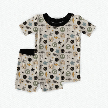 Smiley Drip Youth Short Set **PreOrder**
