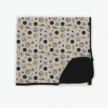 Smiley Drip Bamboo Blanket **PreOrder**