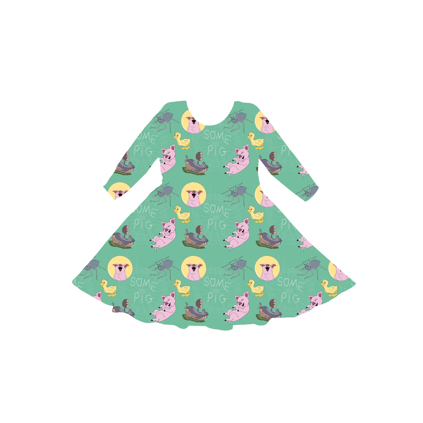 Some Pig Youth Twirl Dress *RTS*