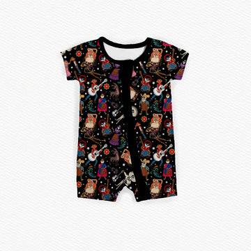 Dia De Muertos Zipper Shortie *RTS*