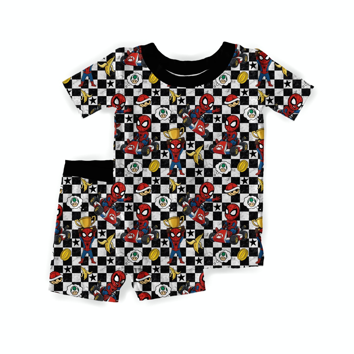 Webs and Wheels Youth Short Set **PreOrder**