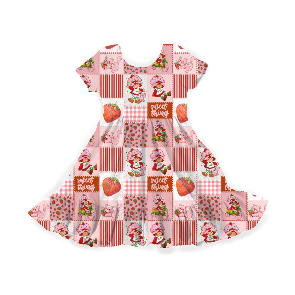 Strawberry Sweetheart Youth Twirl Dress **PreOrder**