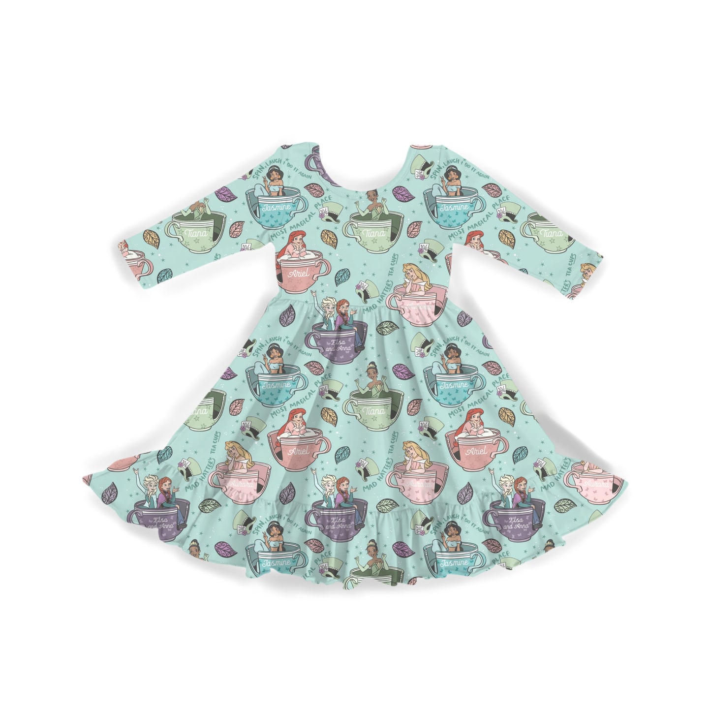 Team Time Royalty Youth Twirl Dress **PreOrder**