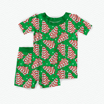 Christmas Tree Cakes Youth Short Set **PreOrder**
