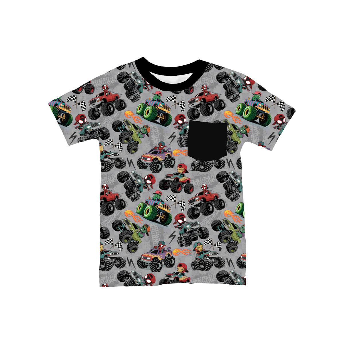 Heroes on Wheels Pocket T-Shirt **PreOrder**