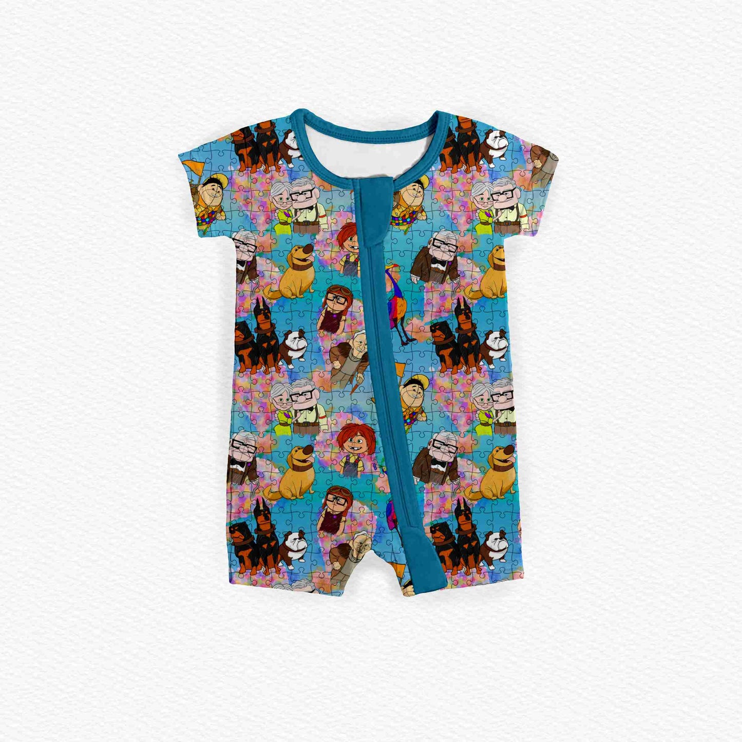 Floating Into Forever Medically Adaptable Zipper Shortie *RTS*