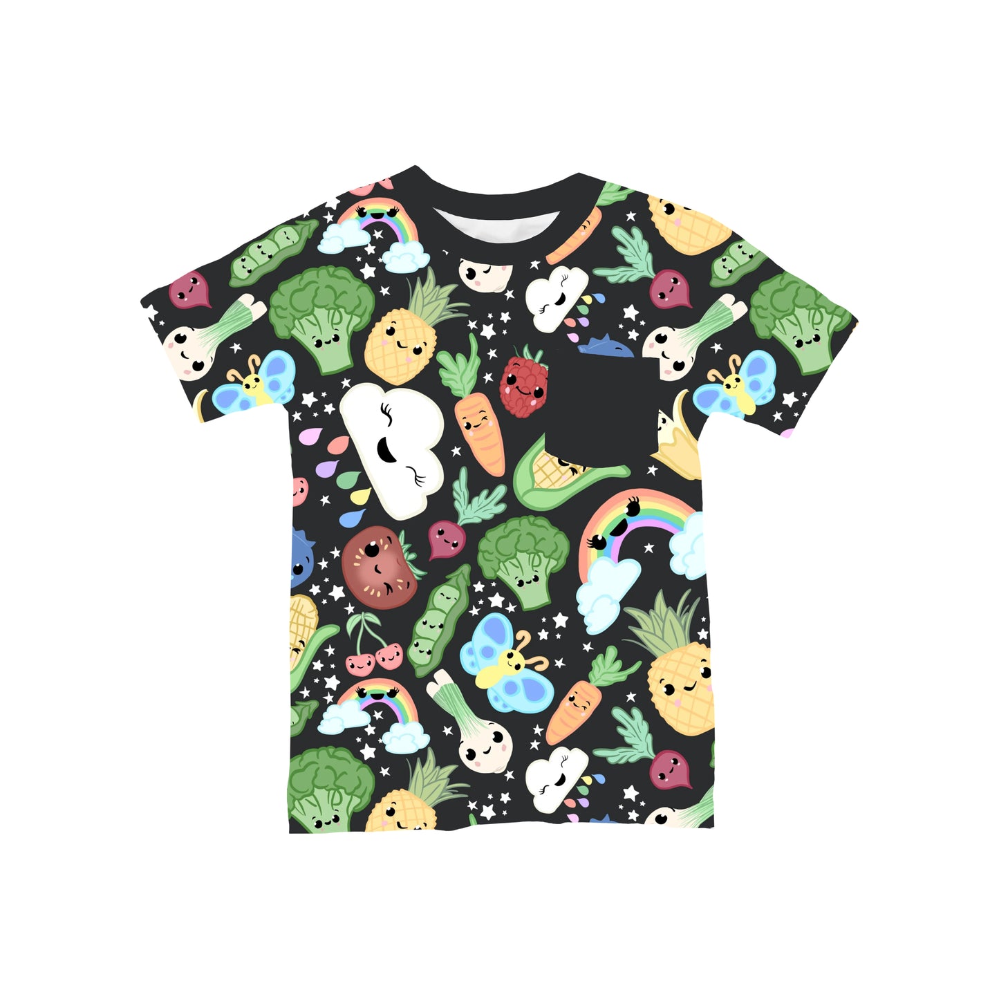 Dancing Fruits Pocket T-Shirt **PreOrder**
