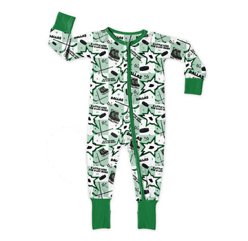 Dallas Hockey Zipper Sleeper *RTS*