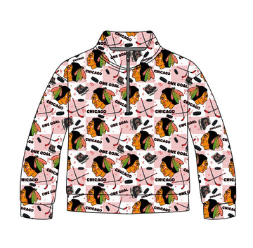 Chicago Hockey Quarter Zip-Up *RTS*