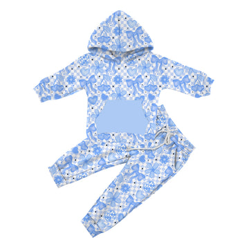 Beauty in Blue Youth Sweatshirt Set *RTS*