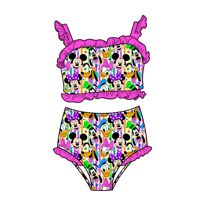 Whimsy Park Friends 2-piece High-Waisted Swimwear **PreOrder**