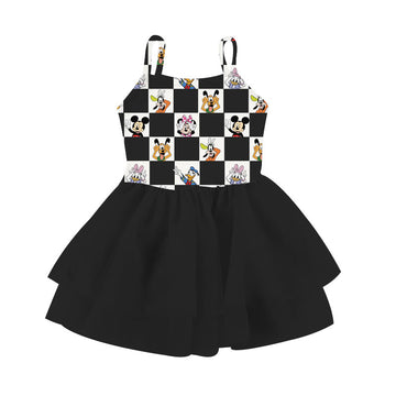 Checkered Magic Youth Tutu Dress **PreOrder**