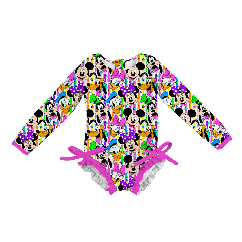 Whimsy Park Friends Rashguard One-Piece Swimwear *RTS*