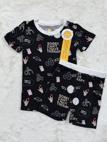Sorry. Can't. I Have Therapy Youth Short Set *RTS*