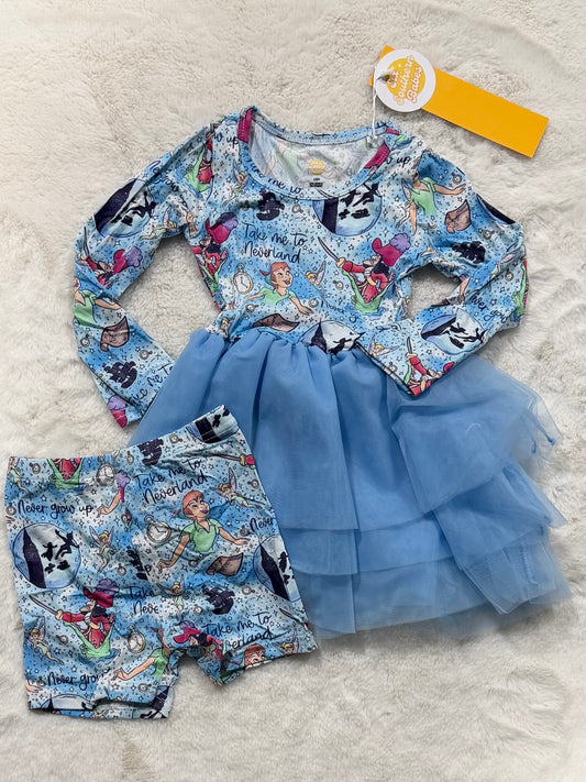 Take Me To Neverland Youth Tutu Dress *RTS*