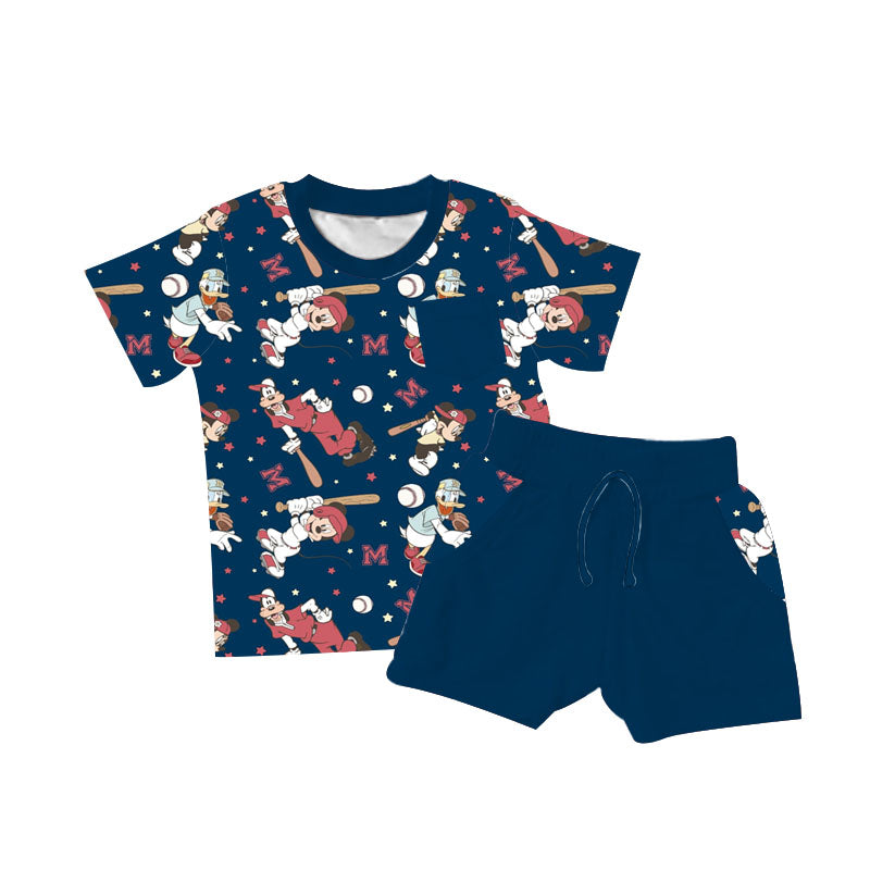 Main Street Sluggers Daywear Short Set *RTS*