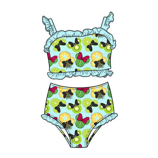 Magical Tropic Treats 2-piece High-Waisted Swimwear *RTS*