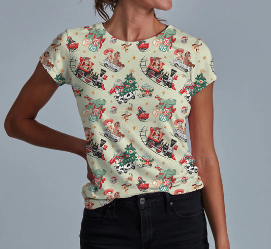 Toybox Tidings Adult Women's T-shirt **PreOrder**