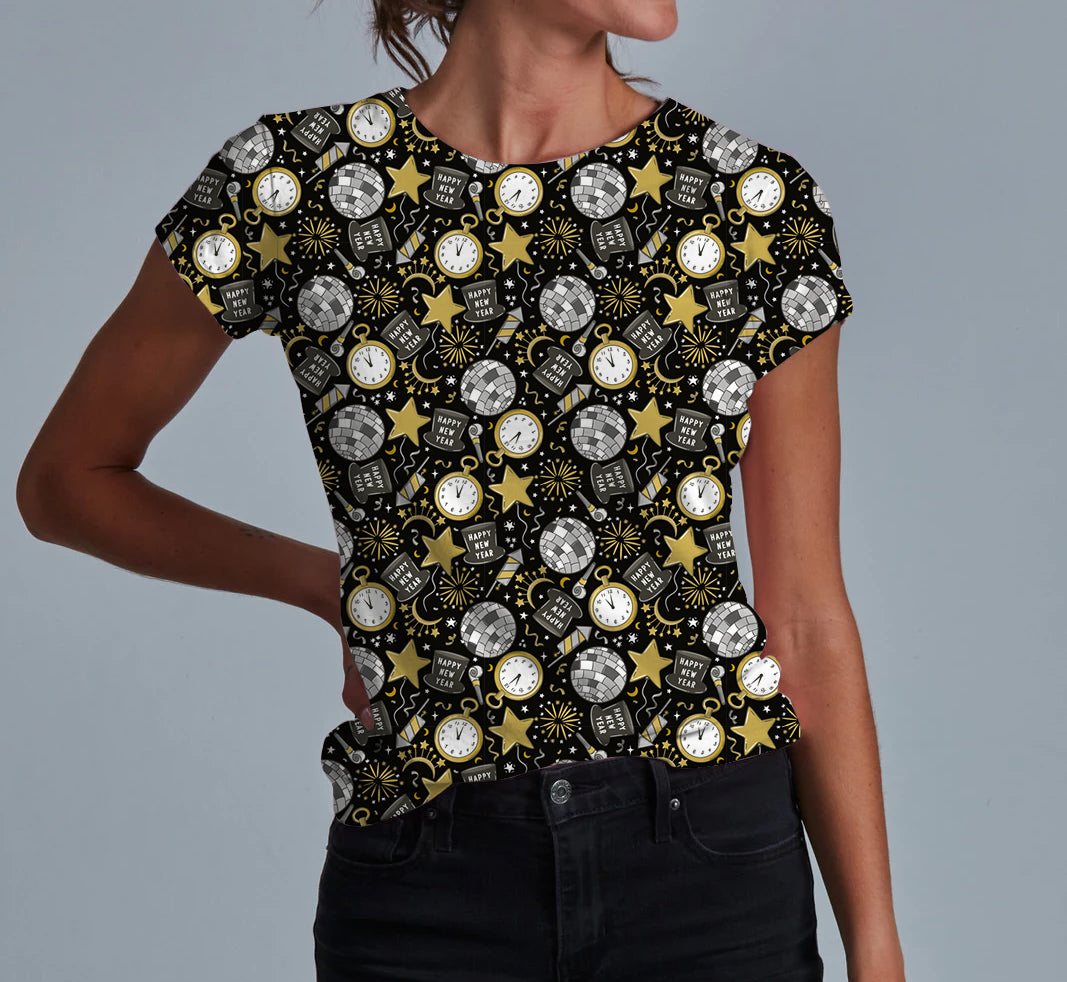 Countdown to Midnight Adult Women's T-shirt **PreOrder**