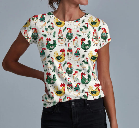 Christmas Coop Adult Women's T-shirt **PreOrder**