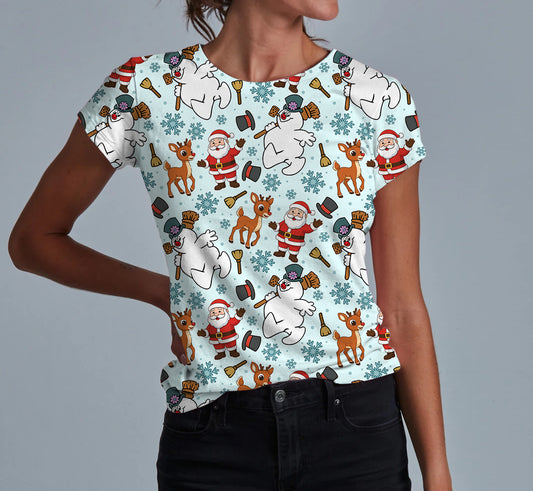 Frosty Friends Adult Women's T-shirt **PreOrder**