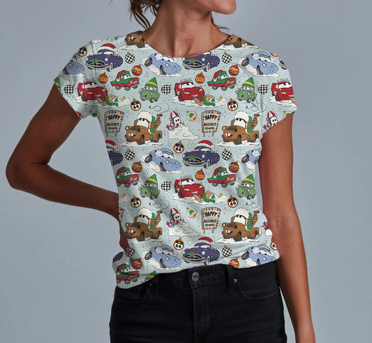 Holiday Pitstop Adult Women's T-shirt **PreOrder**