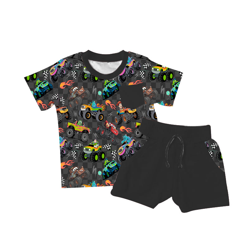Monster Truck Magic Daywear Short Set **PreOrder**