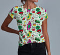 Holiday Dino Happiness Adult Women's T-shirt **PreOrder**