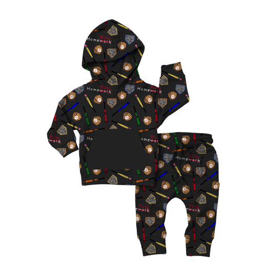 Homework & Homeruns Sweatshirt Set **PreOrder**
