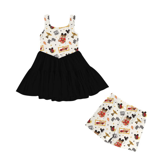 Born To Ride Bears Youth Yoga Dress **PreOrder**