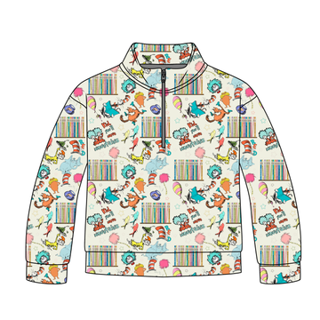 Silly Scribble Squad Quarter Zip-Up *RTS*