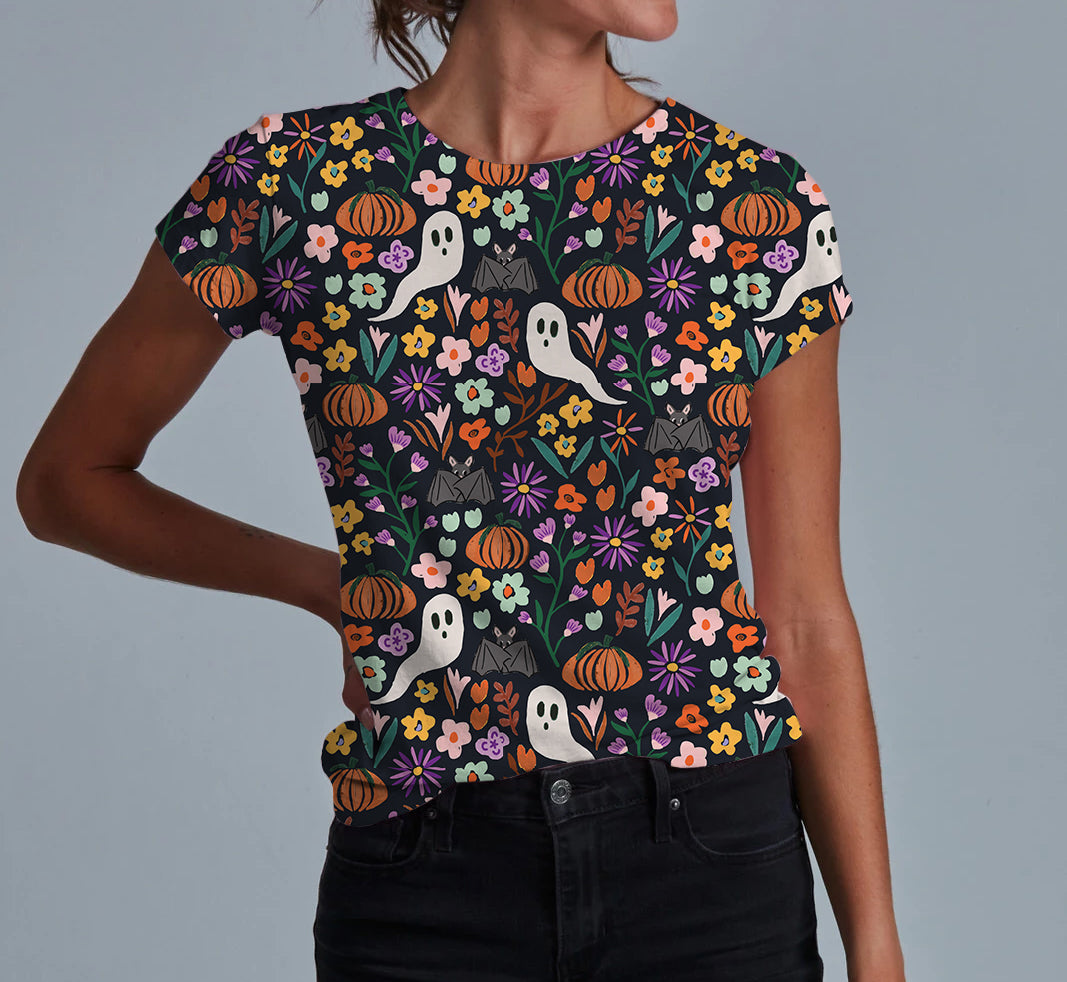 Ghosts in the Garden Adult Women's T-shirt **PreOrder**