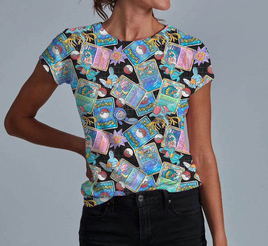 Trading Card Chaos Adult Women's T-shirt **PreOrder**