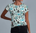 Spooky Mansion Adult Women's T-shirt **PreOrder**