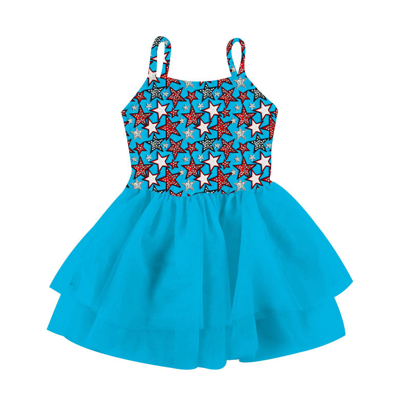 Star Spangled Sparkles Youth Tutu Dress *RTS*