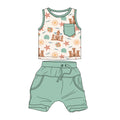 Beach Day Bliss Daywear Tank top/Short Set *RTS*