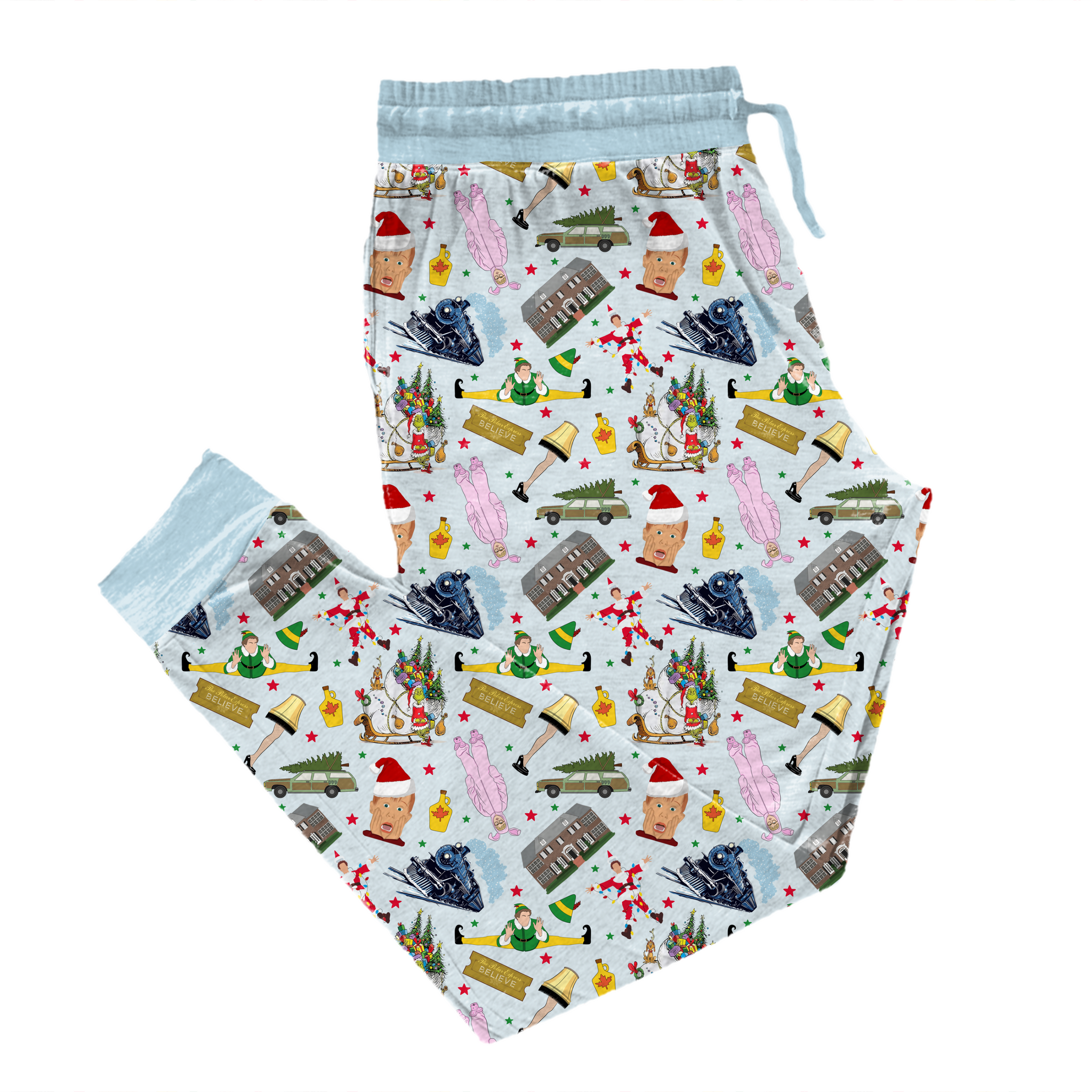 Holiday Movie Mashup Adult Joggers **PreOrder**