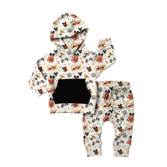 Born To Race Bears Sweatshirt Set **PreOrder**