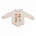 Teddy Toyland Sweatshirt Bubble Romper **PreOrder**
