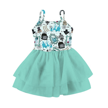 Spooky Mansion Youth Tutu Dress *RTS*