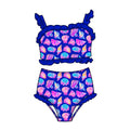 Neon Seashell Sparkle 2-Piece High-Waisted Swimwear *RTS*