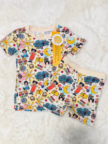 Tick Tock & Tidy Up Youth Short Set *RTS*